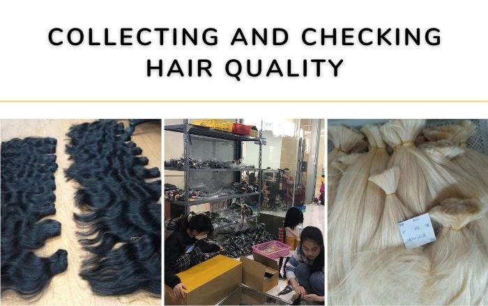 The first step of the production process of Gla Hair